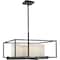 Progress Lighting Chadwick Collection Four-Light Black Chandelier P400226-031 - alternate 7
